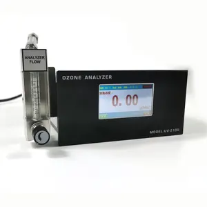 Analizador de concentración de monitor de gas de ozono de sobremesa UV con sistema de fuente de luz UV de doble Luz