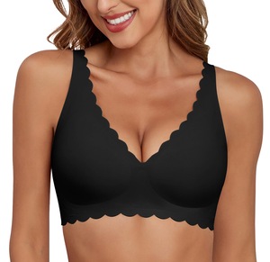 Sutiãs Jelly para Mulheres, <span class=keywords><strong>Bralette</strong></span> Confortável Sem Fio, Sutiã Invisível para Uso Diário com Suporte Suave - Product Image 4