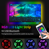 Tira de luces inteligente de alta calidad LED TV retroiluminación 5V RGB/RGBW 5050 Fondo estado de ánimo USB Led tira de luz