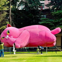 Juguetes publicitarios inflables de peluche comercial Modelos de animales de dibujos animados-Perro inflable a la venta