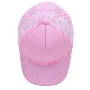 Wholesale in Stock Customize Embroidery Baseball Cap 5 Panels Snapbacks Mesh Truckers Hat With Rope - Product Image 5