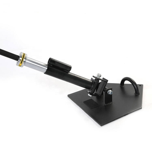 Support pivotant <span class=keywords><strong>à</strong></span> 360 degrés pour installation au sol avec plateforme en T, poignée de rangée et ancre pour corde de combat - Product Image 6