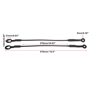 Par de Cables para Puerta Trasera de Chevrolet, Repuestos para Camioneta - Product Image 2
