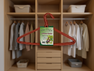 Perchas de Plástico Rectangulares con Gancho, 10 Piezas, Ligeras, para Guardar Ropa en el Armario - Product Image 2