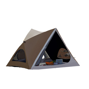 Carpa Triangular para Camping en <span class=keywords><strong>Playa</strong></span>, para las Cuatro Estaciones, Portátil, de Apertura Rápida, Automática, Sin Necesidad de Ensamblaje, de Tela Oxford - Product Image 1