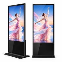 Affichage publicitaire LCD vertical personnalisé avec logo, 43 pouces, affichage numérique sur pied