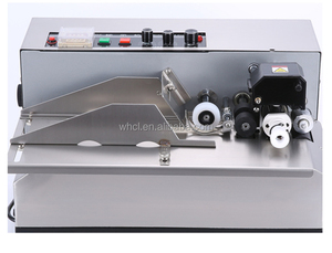 Thép không gỉ loại bàn 380f mực Rắn Con lăn <span class=keywords><strong>coder</strong></span> hộp máy in túi giấy ngày gói hàng loạt in ấn mã hóa máy - Product Image 2