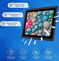 Monitor LCD LED Industrial de 17 Pulgadas con Pantalla Táctil Capacitiva de 10 Puntos, Interfaz USB, Resolución 1280x1024, Relación de Aspecto 5:4