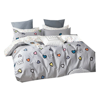 En stock tissu de coton sergé impression satin de fil peigné pour drap de lit taie d'oreiller et doublure en rouleau