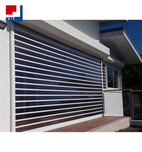 <span class=keywords><strong>Volet</strong></span> <span class=keywords><strong>roulant</strong></span> élégant en polycarbonate transparent pour maison résidentielle, patio, balcon, terrasse, résistant aux intempéries - Product Image 4