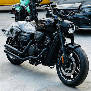 Nueva Motocicleta Cruiser Zhuangwei BD400 400 de Dos Cilindros Refrigerada por Agua, Estilo V-Twin Benda Gray Stone <span class=keywords><strong>250</strong></span>, Retro, 160 km/h - Product Image 2