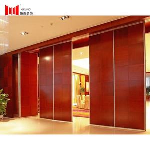 Có thể hoạt động tường gấp Bảng điều khiển khách sạn phân vùng di chuyển tường gấp phân vùng trượt đẩy-kéo gấp phân vùng cửa - Product Image 3