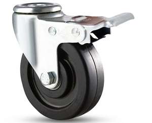 <span class=keywords><strong>ESD</strong></span> <span class=keywords><strong>Caster</strong></span> Medium Duty Industrial Anti Static Schwarzes Gummi rad Conduct ive <span class=keywords><strong>Caster</strong></span> Trolley Cart <span class=keywords><strong>Caster</strong></span> - Product Image 4