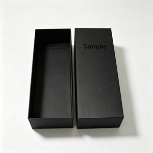 <b>Black</b> Paper Gift <b>Box</b> Rigid Packaging <b>Box</b> Custom Logo Mailer <b>Box</b> for Electronics Accessories - Product Image 2