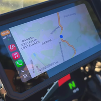 AOOCCI BM7 Pantalla GPS Inalámbrica Impermeable de 7 Pulgadas para Tablero de Auto, Android Auto, Carplay, Navegación Portátil, 1 Año, Motocicleta