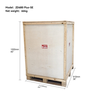 Máquina Cortadora de Etiquetas Purcell ZD680 PLUS SE, Cortadora de Etiquetas Automática con Alimentación de Hojas, Plotter para Etiquetas Adhesivas Impresas, Cajas de Cartón