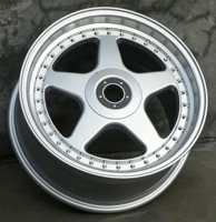 Jantes en alliage argentées classiques à 5 branches 18x8 18x9.5 19x8.5 5x112 120 114.3 compatibles avec les voitures berlines, jantes en aluminium