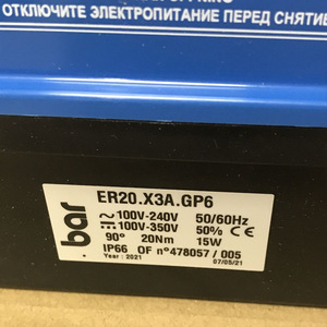Actuador Eléctrico de Barra Er20 X3a Gp6 180v 340v 50hz 60hz Ip66 - Product Image 4