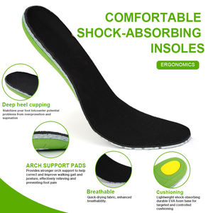 カスタムプリントロゴ入りEVA足底筋膜炎矯正インソール、柔らかく通気性のある扁平足用インソール（靴用） - Product Image 5