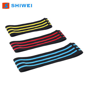 Banda de resistencia para yoga Shiwei, a rayas, antideslizante, de resistencia media, para fitness y moldeamiento corporal - Product Image 1