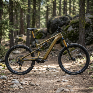 VTT à suspension intégrale, cadre en alliage d'aluminium de 27,5 pouces, frein à disque, 12 vitesses, tout-terrain, design double amortisseur - Product Image 2