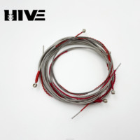 HIVE Direct Supply - Cuerdas de Acero de Alta Calidad para Bajo de 5 Cuerdas, con Extremos Recubiertos de Terciopelo Eléctrico