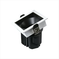 Spot LED carré d'intérieur, éclairage de plafond, spot LED avec tension AC220V(±10%), anti-éblouissement, COB, salon
