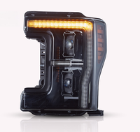 Conjunto de Faros Delanteros LED HC3Z13008B con Lente de Proyector Elegante, Lámpara Delantera DRL para Ford F250 2017-2019 Super Duty