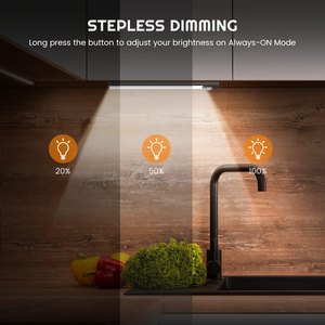 Sensor de movimiento recargable por USB, iluminación <span class=keywords><strong>Led</strong></span> montada en la pared debajo del gabinete, <span class=keywords><strong>luces</strong></span> de armario inalámbricas para muebles, escaleras de cocina - Product Image 3