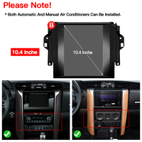 Android 11 pour Toyota Fortuner 2016-2021 pour Tesla écran autoradio lecteur multimédia GPS navigation stéréo autoradio Carplay