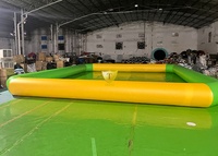 Piscine gonflable en matériau écologique avec couverture supérieure, équipement de natation mobile, piscine gonflable