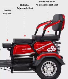 Nouveau Tricycle Électrique pour la Maison, les Courses et les Voyages, Scooter de Mobilité pour Personnes Âgées, 48V 60V 72V, Longue Portée, Moto Électrique à 3 Roues - Product Image 2