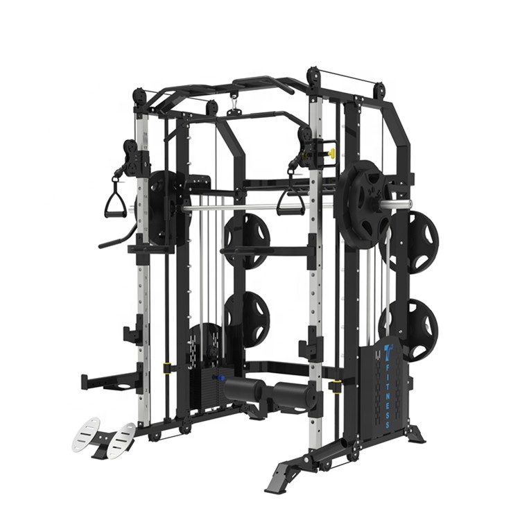 Indoor Tianzhan TZ-Q1009B Home Use Multi Function Smith Machine Gym Equipment