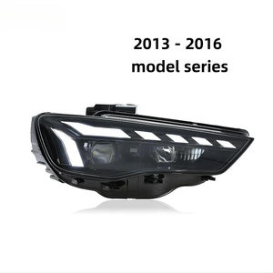 Ensemble de phares <span class=keywords><strong>LED</strong></span> améliorés pour Audi A3 2013-2019 RS5 Style DRL Lentille de projecteur de clignotant séquentiel Plug and Play - Product Image 2