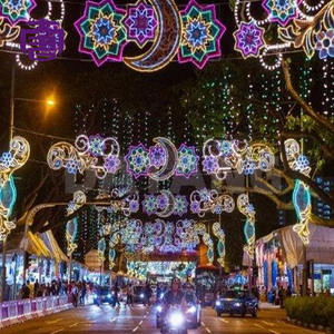 Luces Navideñas LED 2D Impermeables para Exteriores, Gran Formato, para Postes de Calle, con Clasificación IP65, para Ciudades y Paisajes, Iluminación Decorativa - Product Image 5