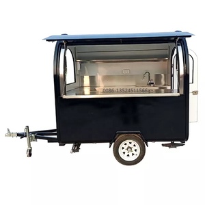 รถเข็นขายอาหารเคลื่อนที่แบบมาตรฐานยุโรปรถขายอาหารตู้ไอศกรีมกาแฟ - Product Image 1
