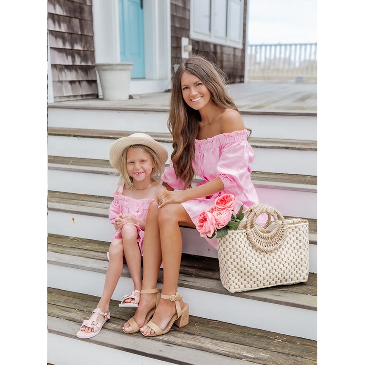 beach dresses for mom and daughter Family Matching Outfits Vacation Holiday Hawaii Mom And Daughter Floral Beach Dresses Dad And Son Shirts Shorts Outfits main image 0