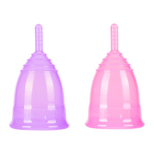 100% ซิลิโคนทางการแพทย์ทำความสะอาดขายส่ง Coletor Copa ประจำเดือนถ้วย - Product Image 3