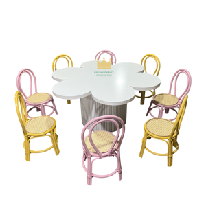 Silla Infantil de Mimbre Hecha a Mano, Tendencia Actual, para Decoración de Eventos, Fiestas de Cumpleaños, Silla de Mimbre Natural para Niños Pequeños, Muebles Infantiles Ecológicos - Product Image 2