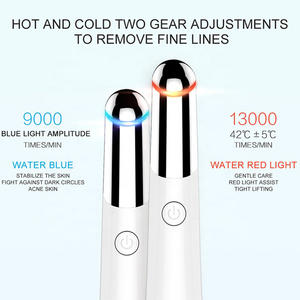 Masajeador eléctrico de ojos y labios, herramienta de belleza recargable, frío y caliente, pluma de masaje de arrugas para ojos y labios - Product Image 3