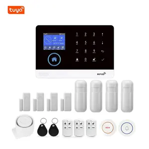 2024 GSM Wireless Intrusion GSM House Alarm Anti Theft Alarm System for Mobile APP Control