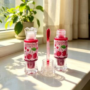 Lucidalabbra Mini Cherry Siyiping all'ingrosso con etichetta privata, a lunga durata, idratante, <span class=keywords><strong>tinta</strong></span> liquida alla frutta - Product Image 5