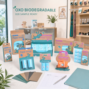 Factory Direct OEM ODM EPI Oxo PE Dog Waste <b>Bags</b> Strong <b>Bags</b> for Pet Shops Custom Print Size Packaging - Product Image 4