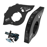 Microphone et écouteurs pour casque de moto EJEAS V6 PRO, intercom pour 6 motards, étanche, durable, en plastique ABS
