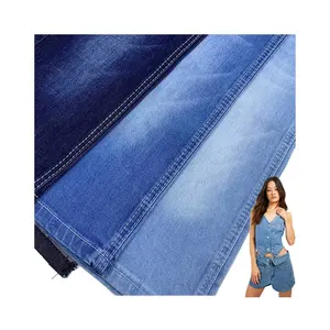 OEM ODM rongong 93% хлопок 6% полиэстер 1% спандекс промытая джинсовая ткань 10 унций саржевая окрашенная джинсовая ткань для курток