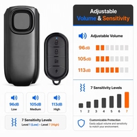Alarme de vélo à volume réglable en 3 étapes, 113 dB, capteur de vibration, antivol, pour VTT, vente en gros, directement de l'usine