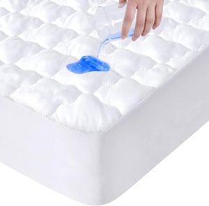 Pelindung matras ekstra panjang XL kembar tahan air berlapis matras kasur esensial untuk ruang asrama perguruan tinggi - Product Image 3