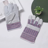 Gants de sécurité anti-coupure de haute qualité en cuir de buffle de qualité AB pour hommes, 10,5 pouces, pour travaux de construction et de montage
