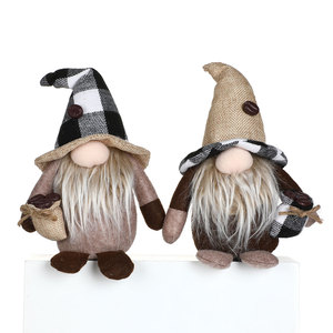 Nouvelle figurine de gnome sans visage pour la décoration de la maison, tenant des grains de café, poupée Rudolph - Product Image 5