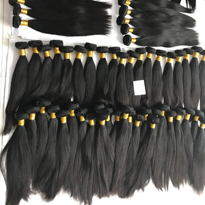 Extensions de cheveux naturels non traités, cheveux humains brésiliens, cheveux vierges euraséens 10a, cheveux vierges slaves russes, matière première - Product Image 5